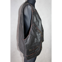 KAMIZELKA MOTOR SKÓRA HYINY rozm. L